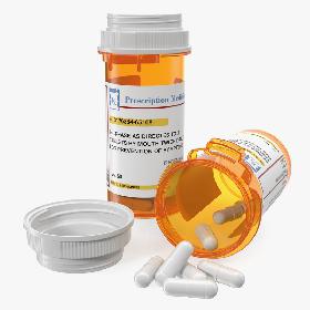 Pill Bottle Set model